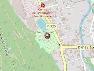 Carte de Camping à Bagnères-de-luchon