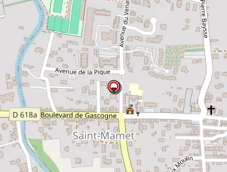 Carte de Ecole Primaire à Saint-mamet