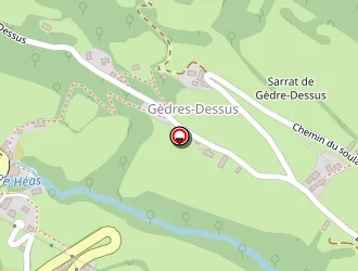 Carte de Le Saugue à Gèdre