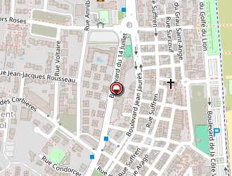 Carte de Barcares Taxis à Barcarès (le)