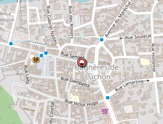 Carte de Café Bellevue à Bagnères-de-luchon