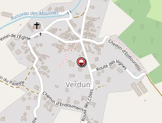 Carte de Antanhyel à Verdun