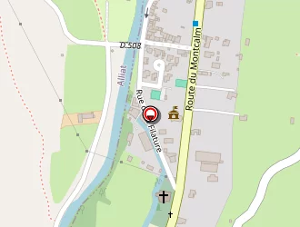 Carte de Les Longues Pistes à Alliat