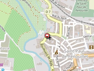 Carte de Carrefour Market à Saint-paul-de-fenouillet