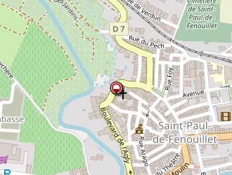 Carte de Lazizi à Saint-paul-de-fenouillet