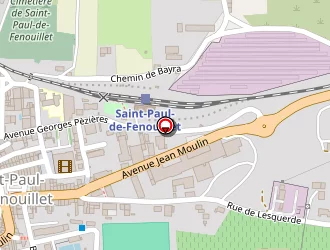 Carte de Collège Joseph Calvet à Saint-paul-de-fenouillet