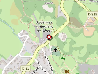 Carte de Tennis à Génos