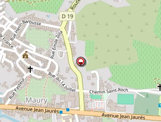 Carte de La Débaillade à Maury