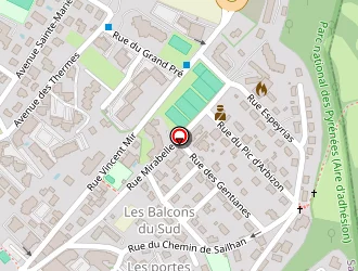 Carte de Centre De Vacances L'oasis (ville De Pessac) à Saint-lary-soulan