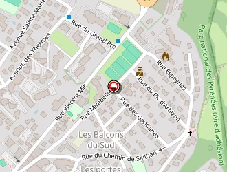 Carte de Aire De Jeux à Saint-lary-soulan