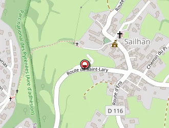 Carte de Daran à Sailhan