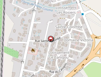 Carte de Centre De Secours à Salses-le-château