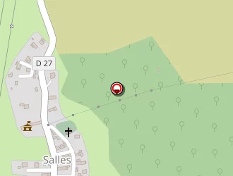 Carte de Rucher Des 7 Molles à Salles-et-pratviel