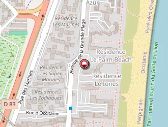 Carte de La Frégate à Barcarès (le)