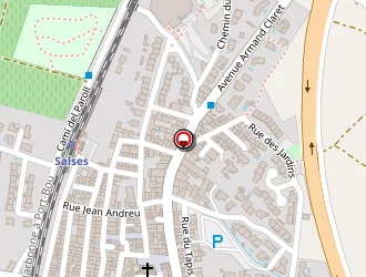 Carte de La Poste à Salses-le-château