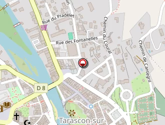 Carte de Hôtel Bellevue à Tarascon-sur-ariège