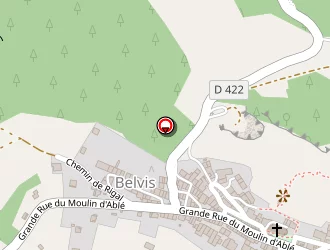 Carte de La Poste à Belvis