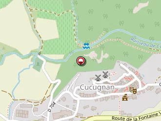 Carte de Les Vingt Citadelles à Cucugnan