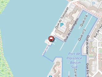 Carte de Plage Dix Vins à Port leucate