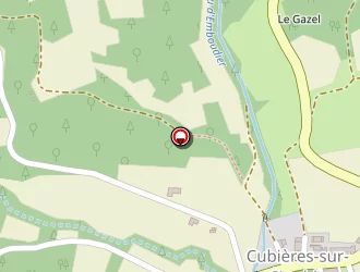 Carte de La Poste à Cubières-sur-cinoble