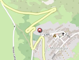 Carte de L'auselou à Montségur