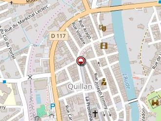 Carte de La Poste à Quillan