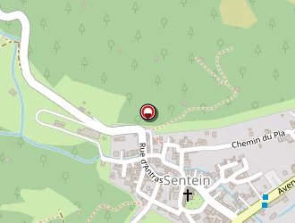 Carte de La Poste à Sentein