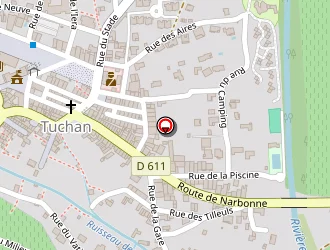 Carte de Tuchan Automobile à Tuchan