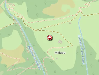 Carte de Hôtel Central à Barèges