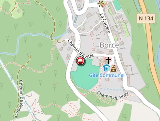 Carte de Maison Bergoun à Borce