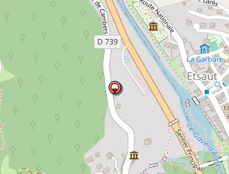 Carte de Boucle Du Lac D'arlet à Borce