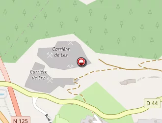 Carte de Complexe Sportif St Béat à Lez