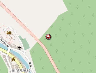 Carte de Save Pierre à Saint-béat