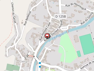 Carte de Commune De Cierp Gaud à Cierp-gaud