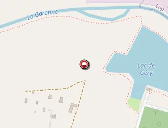 Carte de Le Lac De Gery à Saint-béat