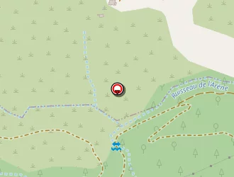 Carte de Bouton à Treilles