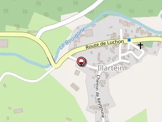 Carte de Aicega à Illartein