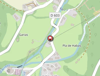 Carte de Edf Centrale Hydroélectrique Du Val D'azun à Arrens-marsous