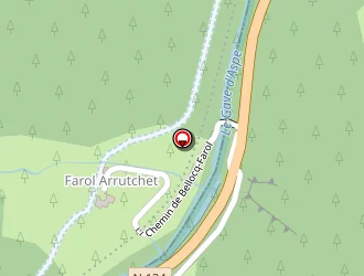 Carte de Auberge Cavalière à Accous