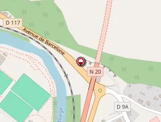 Carte de Hôtel Pyrène à Foix