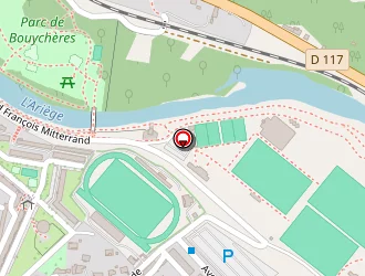 Carte de Stade Du Courbet à Foix