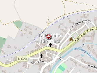 Carte de Danoz à Bastide-sur-l'hers (la)