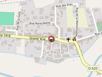 Carte de Bati Plus à Peyrat (le)