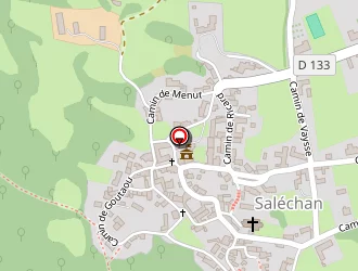 Carte de Ecole à Saléchan