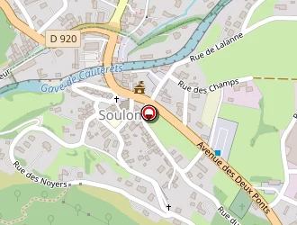 Carte de Ecole à Soulom