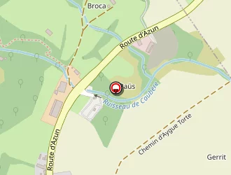 Carte de Camping Le Gerrit à Arrens-marsous