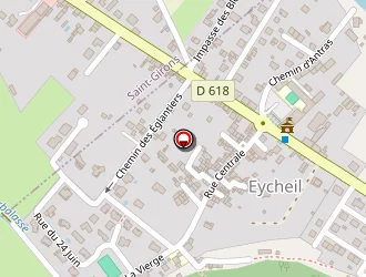 Carte de Tennis à Eycheil