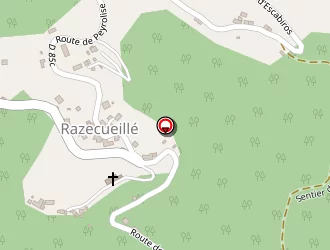 Carte de Va Nu Pieds à Razecueillé