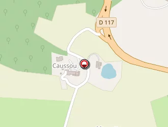 Carte de Boulodrome à Cos