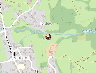 Carte de Auberge L'arioutou à Beaucens